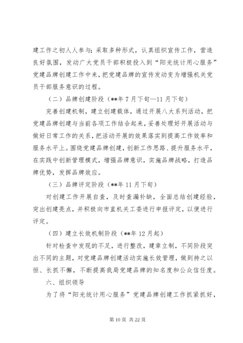 党支部品牌建设实施方案四篇.docx