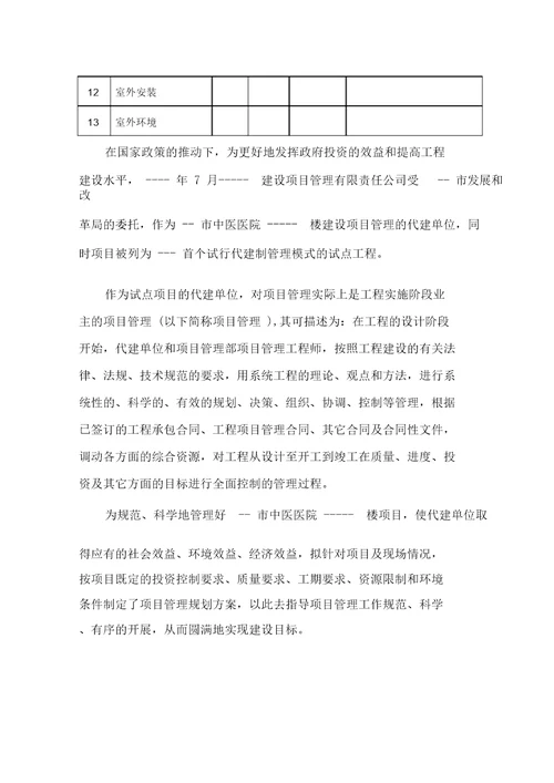 XX工程项目管理规划报告128页