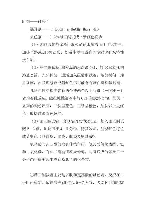 最新中药化学成分预实验大全