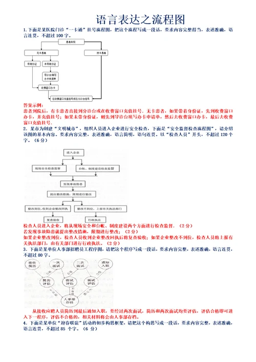 2018高三语文流程图试题带答案共10页