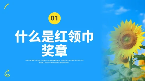 蓝色水彩实拍少先队争章说课PPT建队日