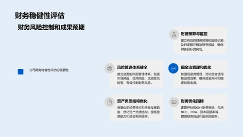 财务述职分析PPT模板