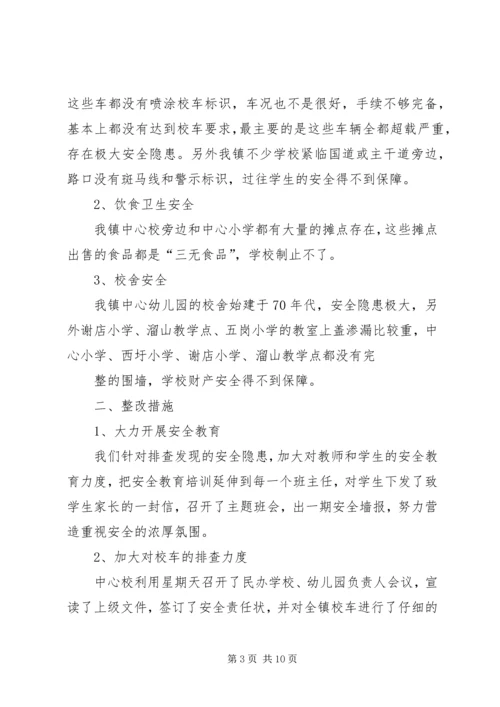 付家店中心校安全隐患排查及整改报告.docx