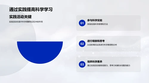 科学学习成果汇报PPT模板