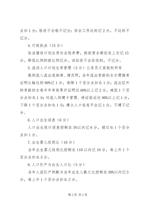 村委人口与计划生育工作考核办法 (3).docx