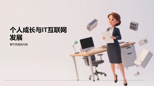 灰色3D风转正答辩述职