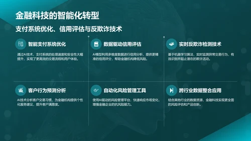 蓝色科技风通用行业AI发布会PPT模板