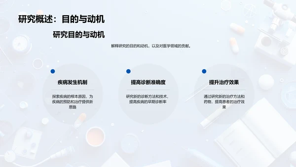 医学探索讲座PPT模板