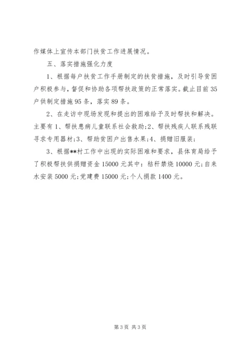 体育局某年精准扶贫工作总结.docx