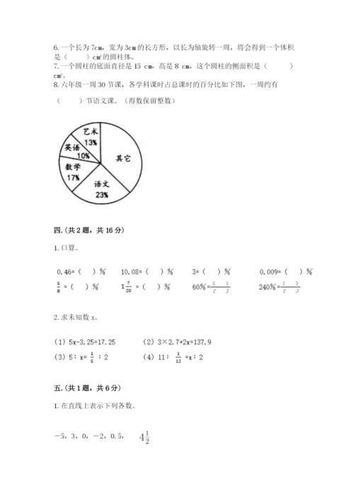 北京版数学小升初模拟试卷含答案【满分必刷】.docx