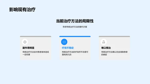 疾病治疗新进展PPT模板