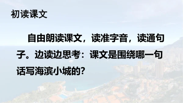 第19课 《海滨小城》  课件