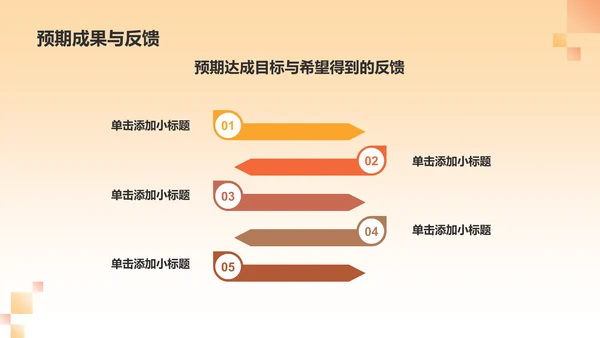 橙色3D风个人转正答辩PPT模板