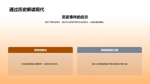 历史学习讲座PPT模板