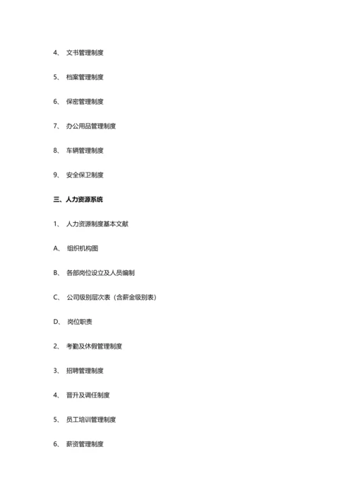 公司企业新版制度全新体系建设与实施重点规划专题方案.docx