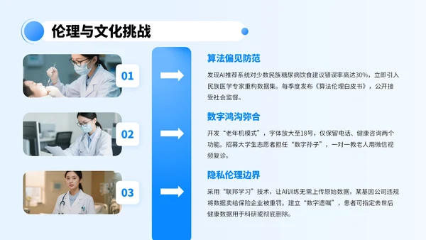 蓝色商务风医疗健康教育讲座PPT