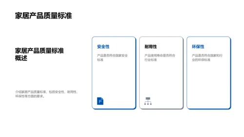 家居产品质量述职PPT模板