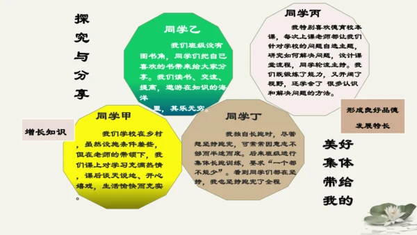 第3单元第8课第1课时 憧憬美好集体 教学课件 -统编版中学道德与法治七年级（下）