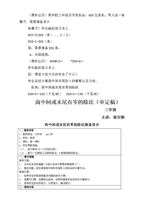 小学数学集体备课记录表