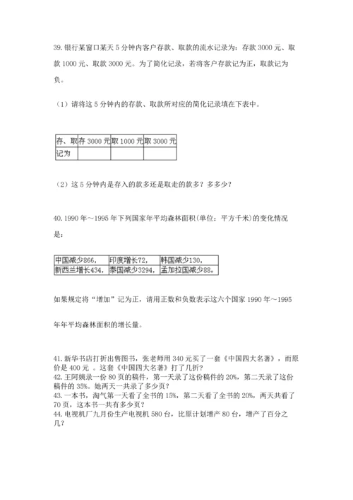 六年级小升初数学解决问题50道附答案（典型题）.docx