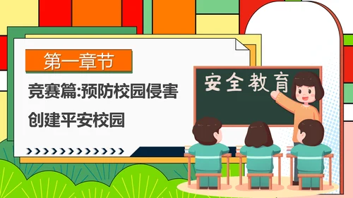 平安进校园知识竞赛ppt模板