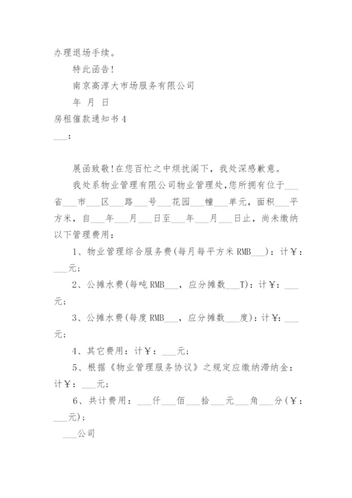 房租催款通知书.docx