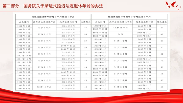 全国人大常委会关于实施渐进式延迟法定退休年龄的决定专题党课PPT