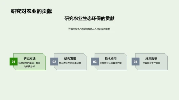 绿色农业新进展