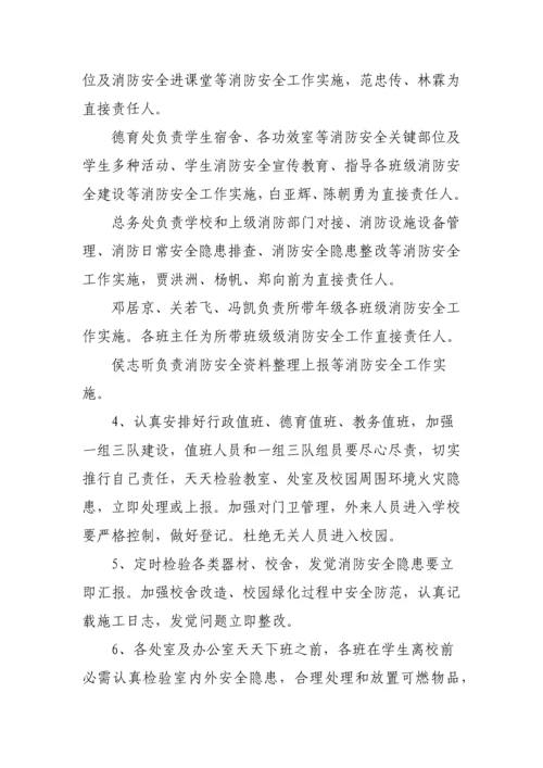 消防安全专项检查实施专项方案暨动员部署情况.docx