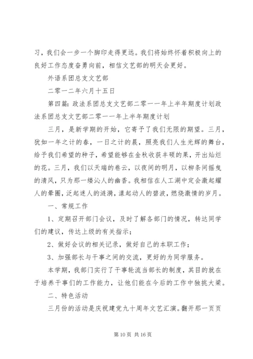 机械与能源工程系团总支二零一一年下半年期度计划.docx