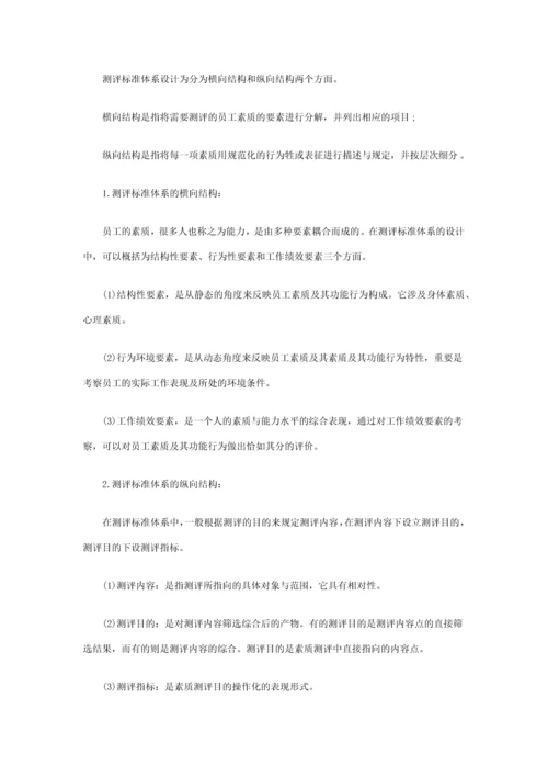 员工素质测评标准体系的构建方案.docx