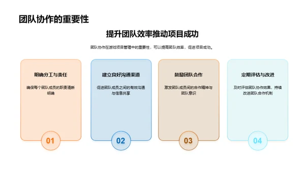 游戏项目管理技巧