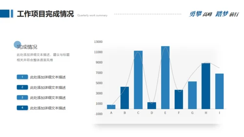追求目标坚持不懈奋斗通用PPT模板