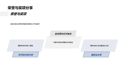 生物化学的探索与实践