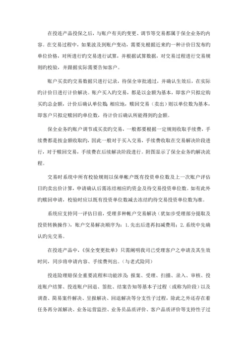 投连子系统需求规格专项说明书范本.docx