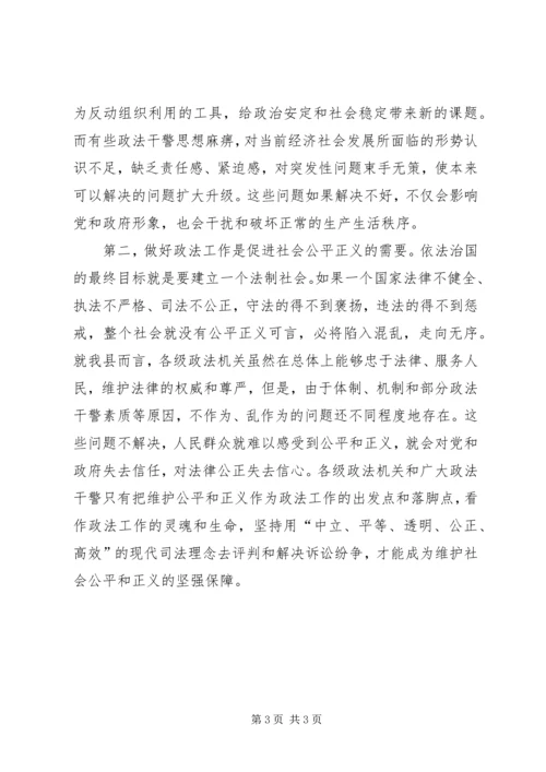 县委书记在政法工作会议上的讲话 (2).docx