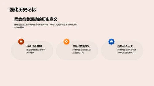 网络祭奠英烈之道