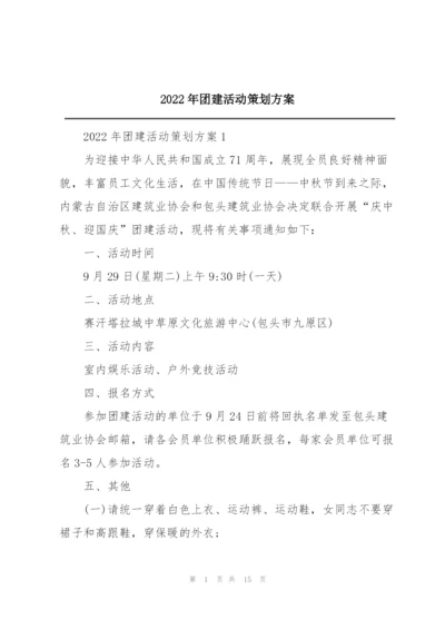 2022年团建活动策划方案.docx