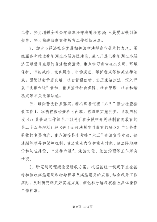 广播电影电视局普法工作计划.docx