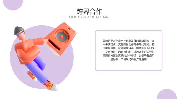 3D创意综艺宣传推广策划方案PPT模板
