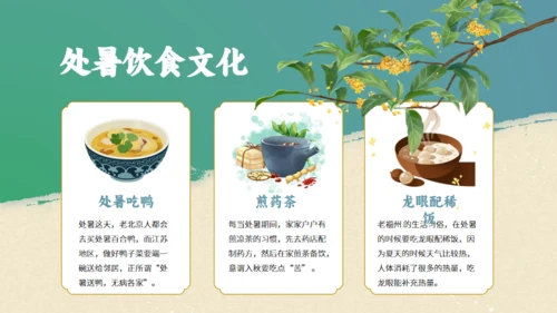处暑－24节气课件通用PPT模板