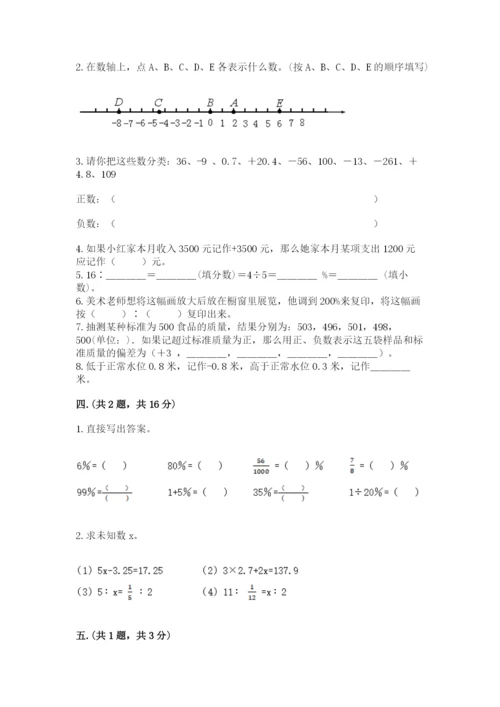 山东省济南市外国语学校小升初数学试卷附参考答案（培优a卷）.docx