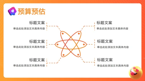 橙色门店宣传策划PPT模板