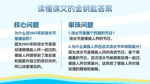 部编版二年级上册《难忘泼水节》