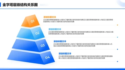 金字塔层级结构关系图