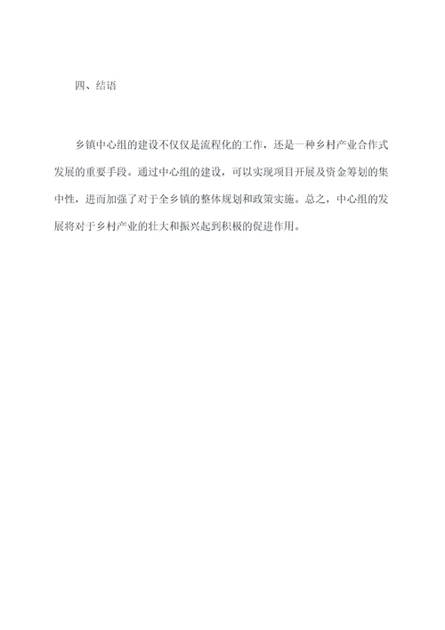乡镇中心组半年总结