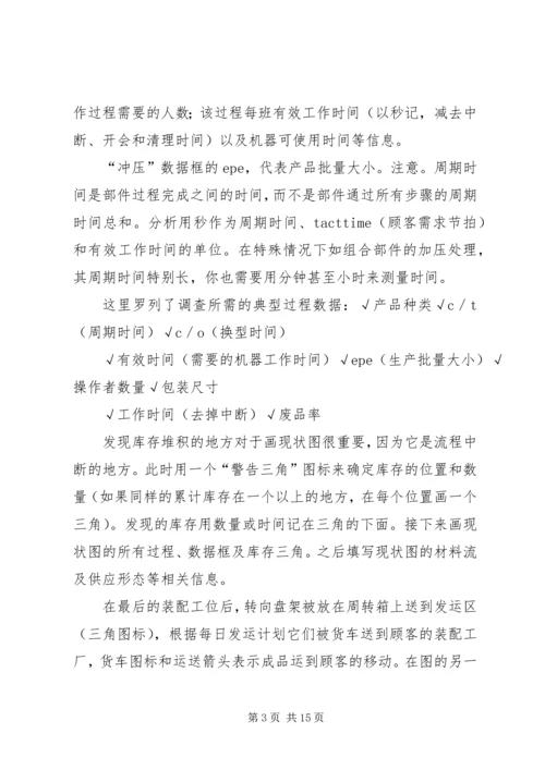 价值流分析明确重点改善计划.docx