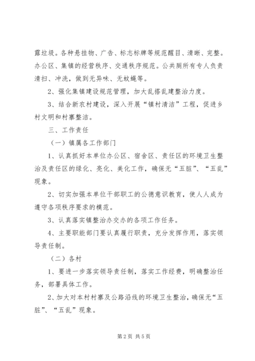 雍熙一小XX年年“整脏治乱”专项行动实施方案 (4).docx