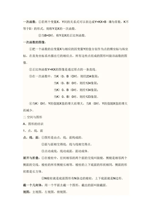 2023年初中数学知识点总结公式总结.docx