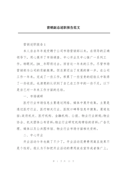 营销副总述职报告范文.docx